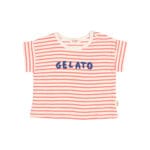 Camiseta Rayas Gelato Coral