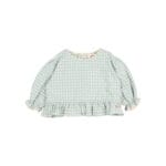 Blusa Vichy Aqua
