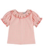 Blusa Vichy Rosa - Imagen 2