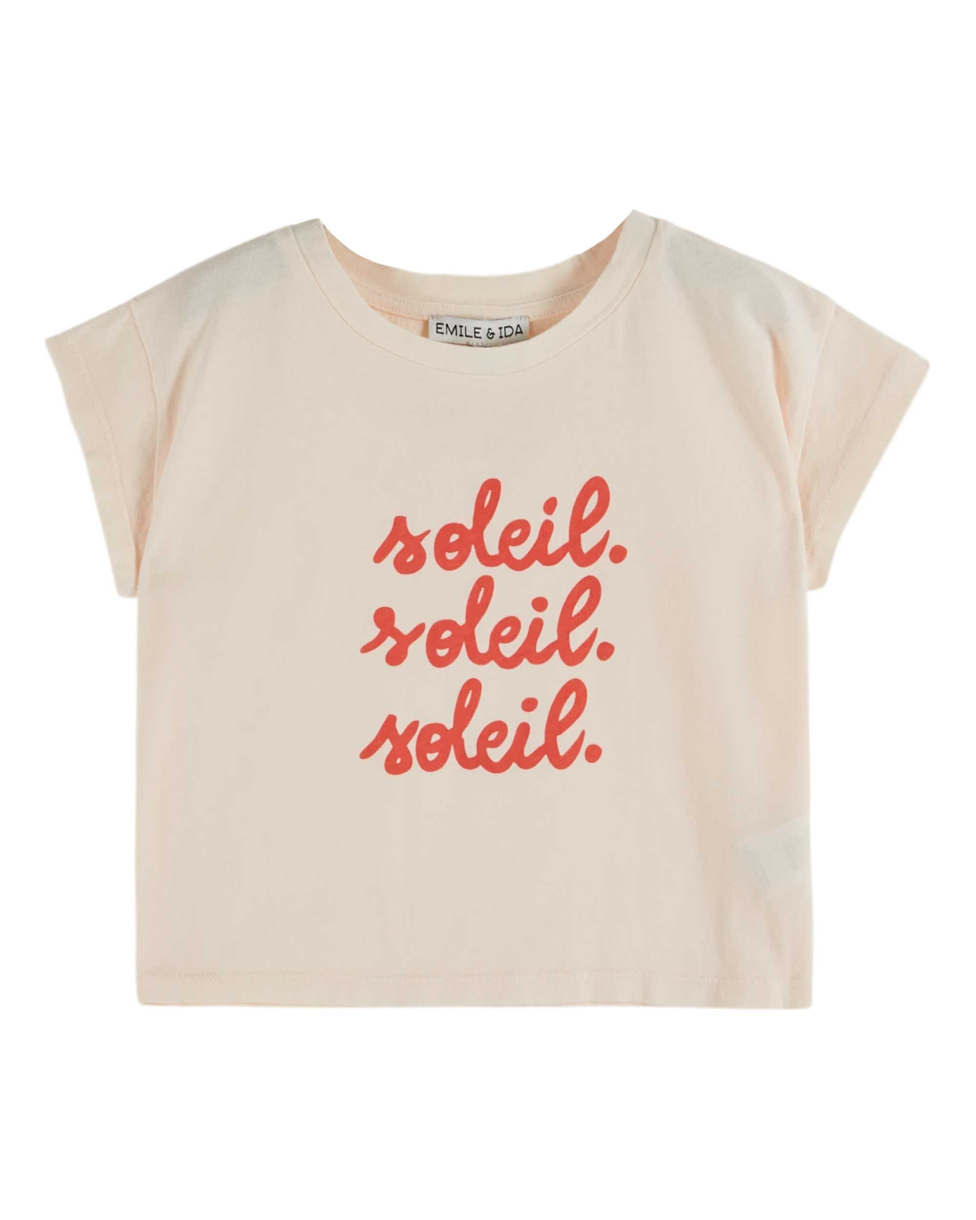 AD120-creme-01 Camiseta Soleil - Imagen 1
