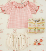 Blusa Vichy Rosa