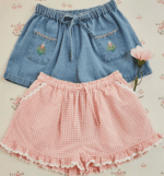 Short Vichy Rosa