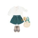 Short Linen Green Lake - Imagen 2