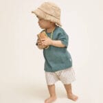 Short Linen Rayas