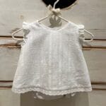 Faldón Blanco Bordado